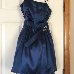 SALE!! City triangles dark blue dress